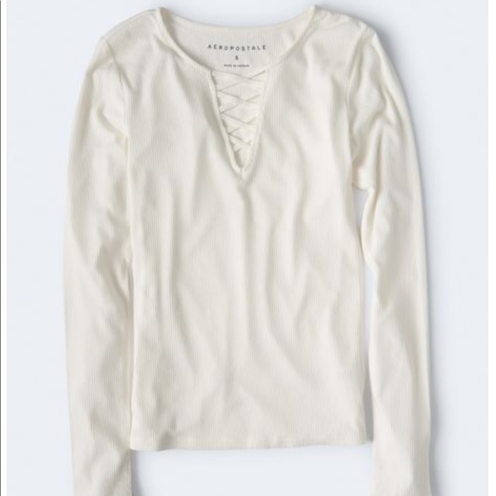 White Lace/Crosses Tight Fitted  Long Sleeve